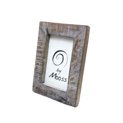 Ramka z drewna egzotycznego Szara 14x20cm